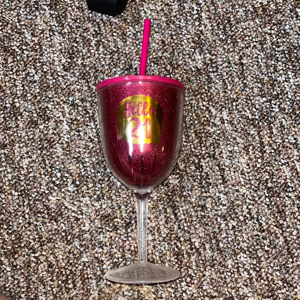 21st Birthday Wine Tumbler